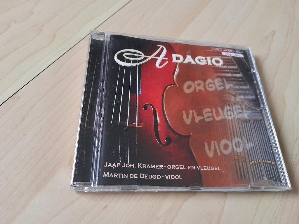 CD ADAGIO Jaap Joh. Kramer orgel en vleugel Martin de Deugd, Ophalen of Verzenden, Zo goed als nieuw