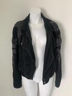 Suede jas, Zwart, Ophalen of Verzenden, Zo goed als nieuw, Vintage