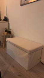 Teddy poef wit, Ophalen, Zo goed als nieuw, Rond, Minder dan 50 cm