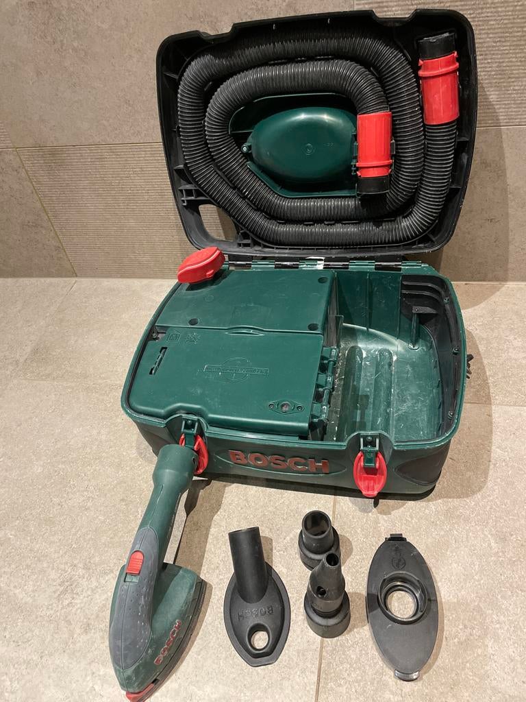 Bosch Ventaro schuurmachine met koffer en accessoires, Ophalen of Verzenden, Gebruikt, Overige typen