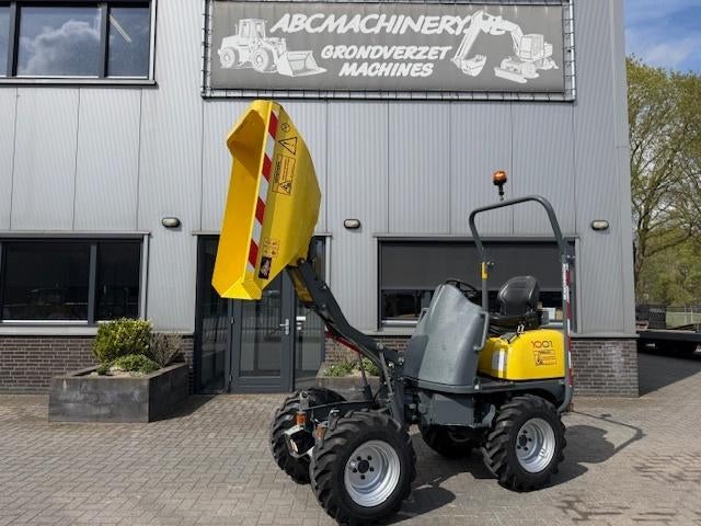 Wacker Neuson 1001 Hoogkiep Dumper Knikdumer als NIEUW, Zakelijke goederen, Ophalen of Verzenden, Dumper