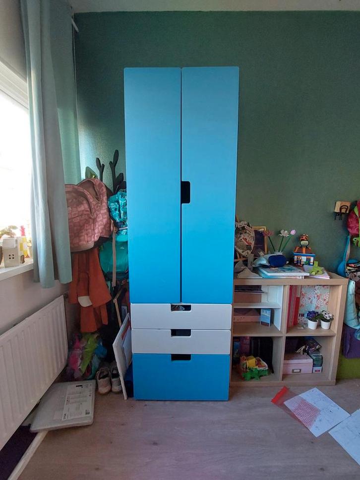 Ikea kinderkledingkast Stuva Grundlig, Kinderen en Baby's, Kinderkamer | Commodes en Kasten, Gebruikt, 105 cm of meer, Minder dan 75 cm