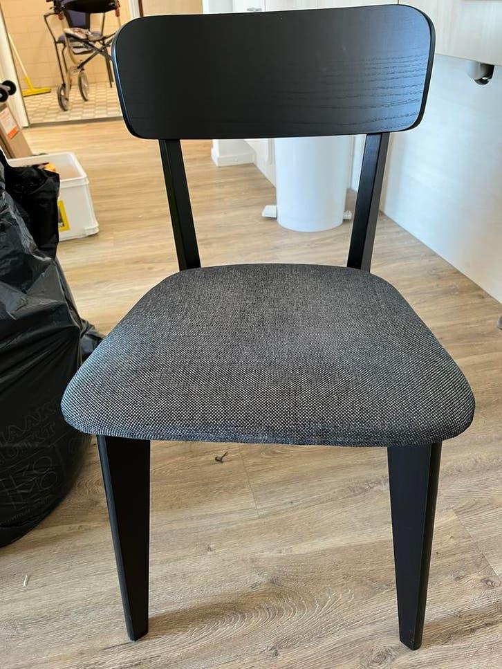 Eetkamerstoelen 2 stuks, Huis en Inrichting, Stoelen, Ophalen, Twee, Zwart, Zo goed als nieuw