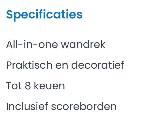 Buffalo keu rek all-in-one, Sport en Fitness, Biljarten en Poolen, Dijklaan 133 Breda, Overige typen, Stoffelen, Nieuw