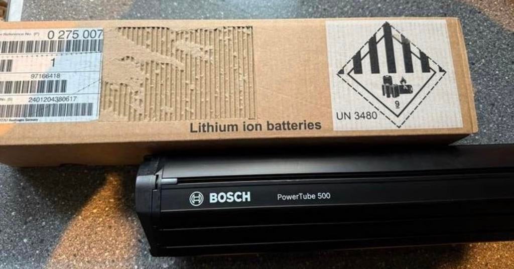 Bosch PowerTube 500 2 maanden oud nieuw in de verpakking, Fietsen en Brommers, Ophalen of Verzenden, Zo goed als nieuw