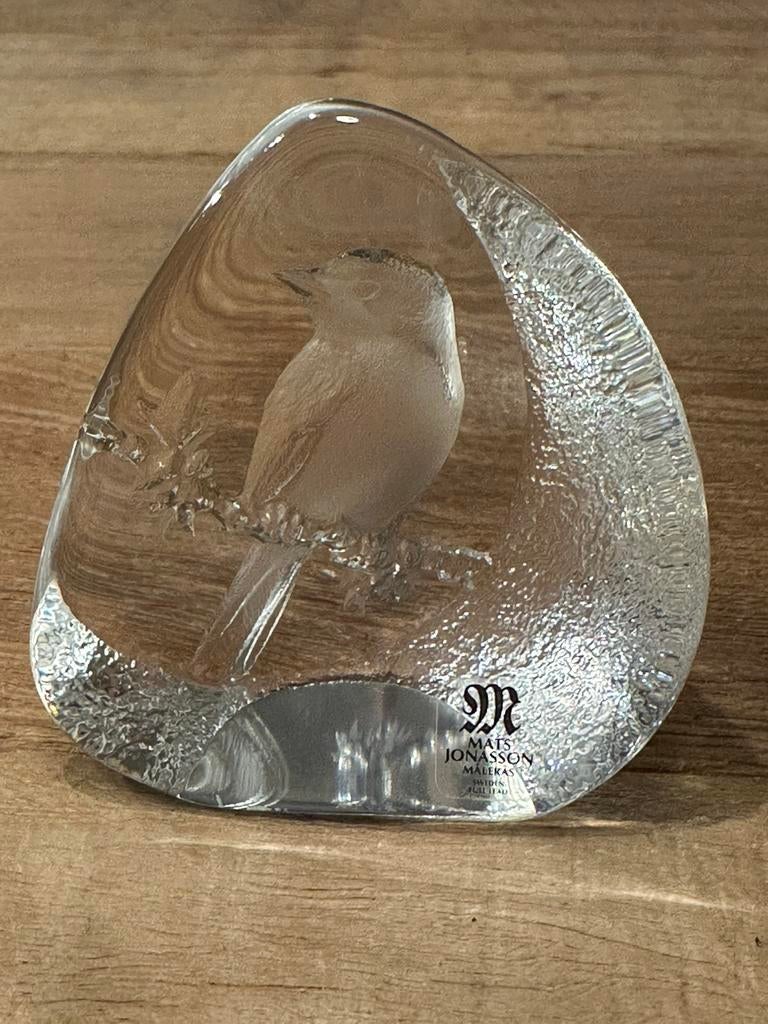Vogel kristal Mats Jonasson, Antiek en Kunst, Ophalen of Verzenden