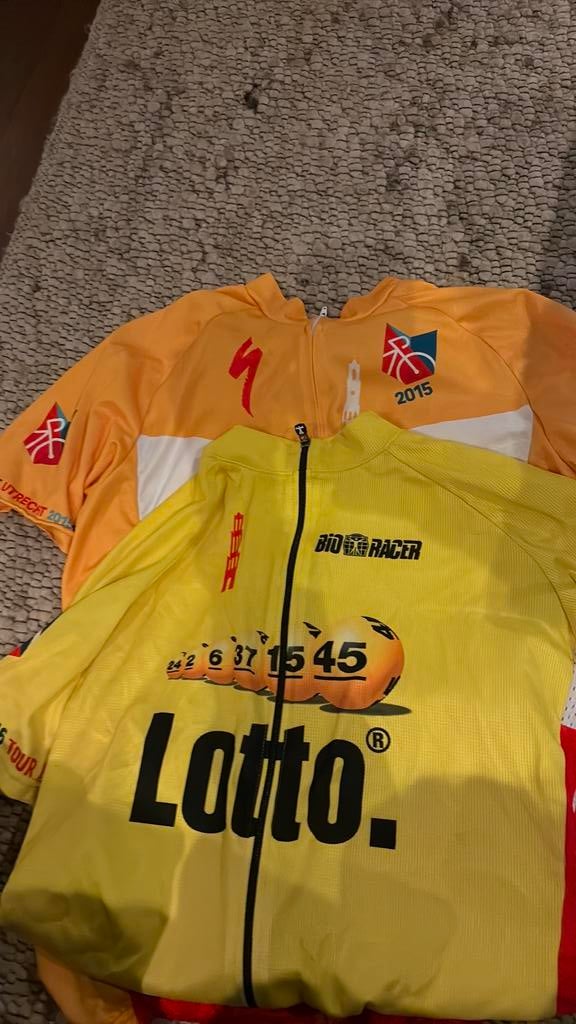Tour d’utrecht wielershirts 2015 en 2016 XL, Ophalen of Verzenden, Zo goed als nieuw, XL, Bovenkleding