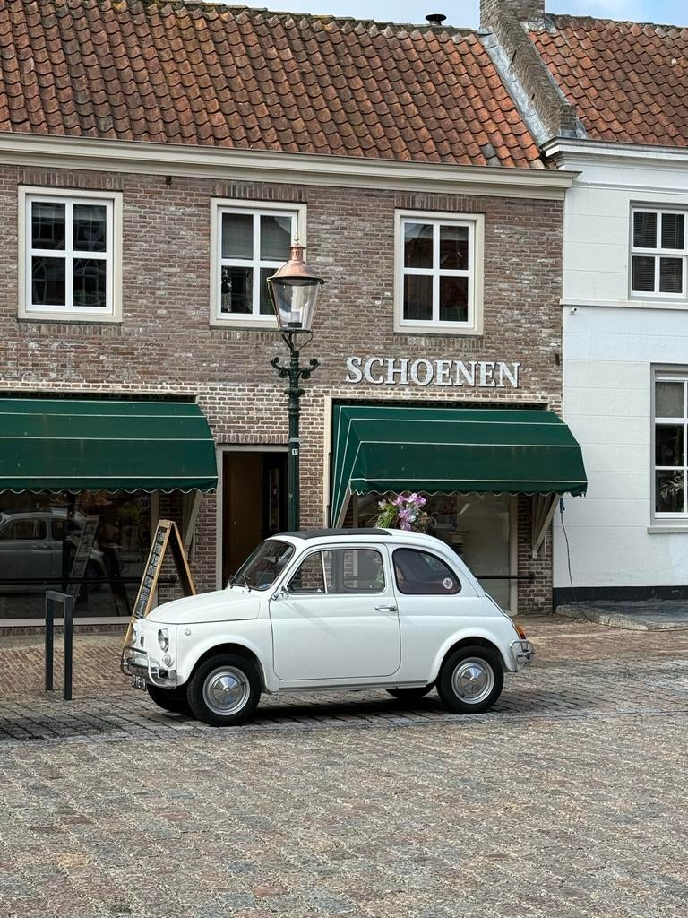 Fiat 500L 1971 Oldtimer, Wit, 17 pk, Particulier, Geïmporteerd