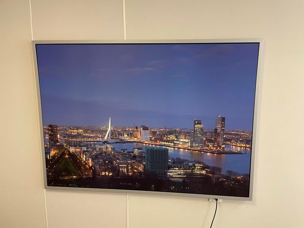 Schilderij Rotterdam Erasmusbrug - Prachtig Stadsgezicht, Antiek en Kunst, Ophalen of Verzenden