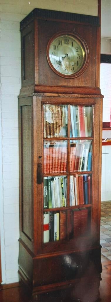 klok antiek/boekenkast/lade,, Ophalen of Verzenden