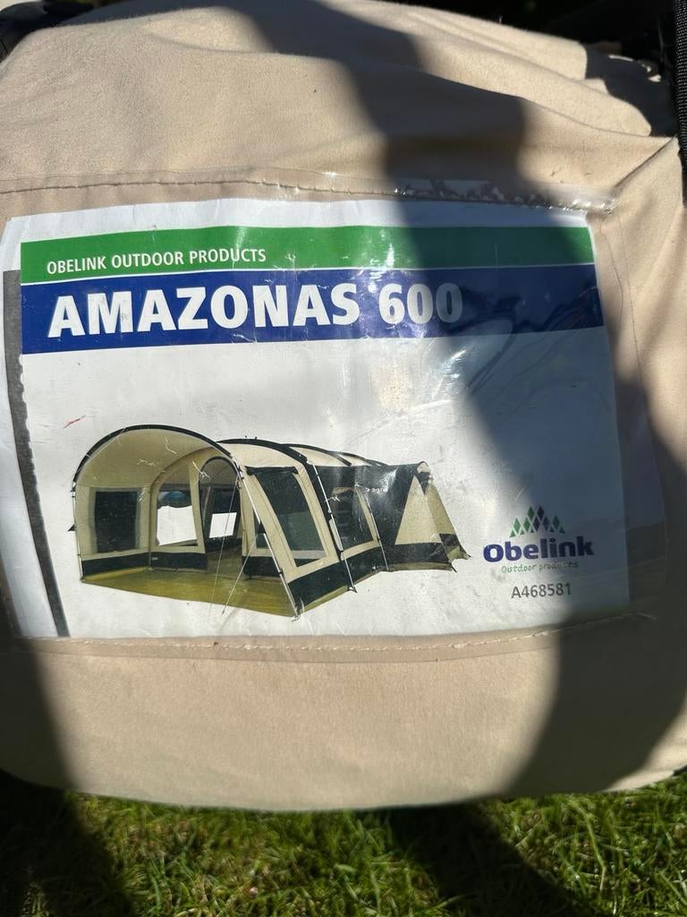 Tunneltent Obelink Amazonas 600, Ophalen of Verzenden, Gebruikt, Tot en met 6