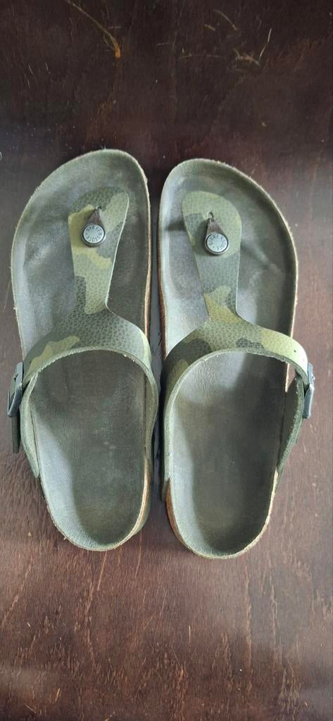 Birkenstock slippers maat 38 small, Kleding | Dames, Schoenen, Slippers, Ophalen of Verzenden, Gedragen, Groen