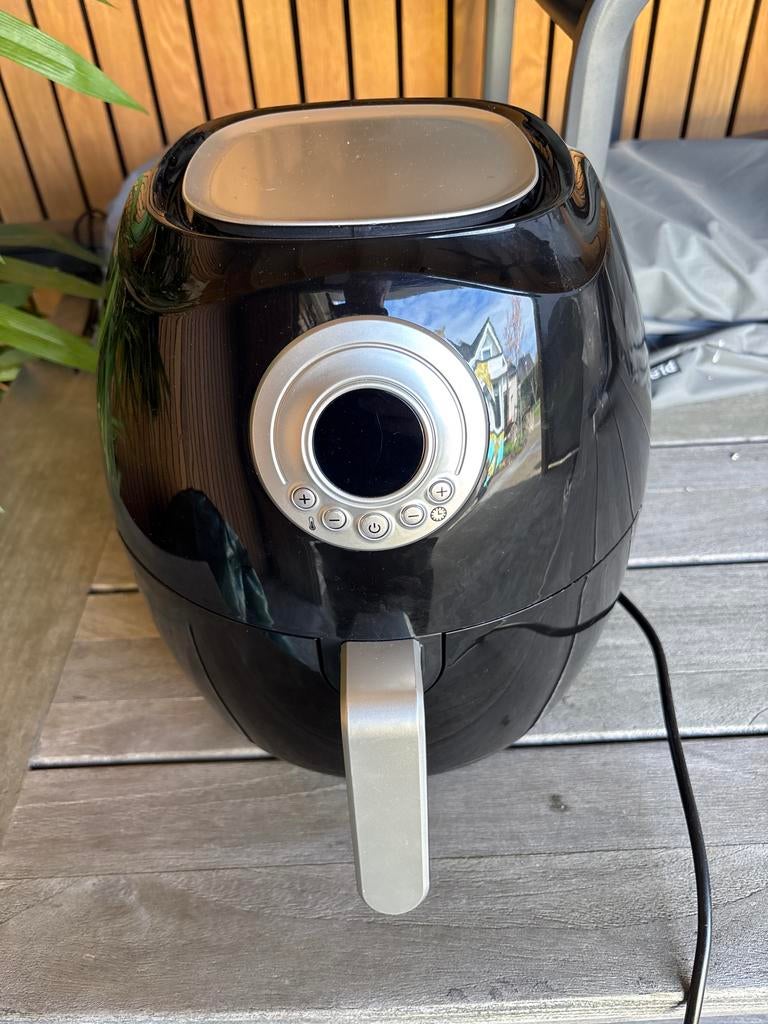 Zwarte airfryer Action, Witgoed en Apparatuur, Airfryers, Gebruikt, Airfryer, Ophalen