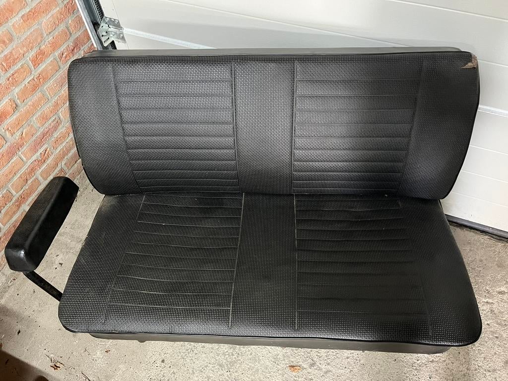 VW T2a middenbank 2-zits bank T2 Bus Deluxe zwart, Auto-onderdelen, Ophalen, Gebruikt