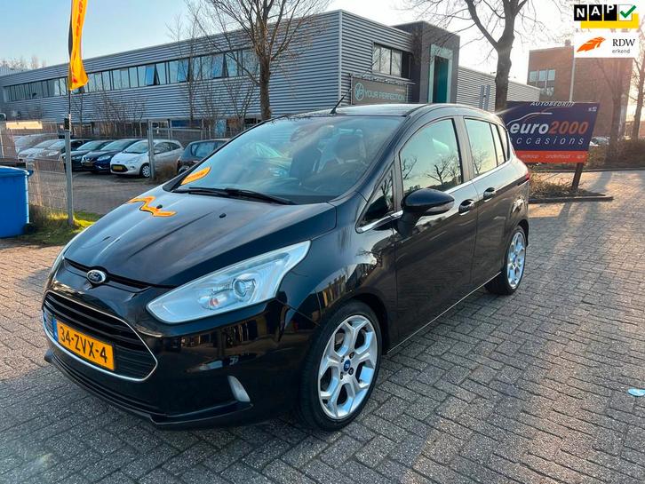 Ford B-Max 1.0 EcoBoost Titanium - LEDER - DISTRIBUTIE V.V !, Auto's, Ford, Bedrijf, Te koop, B-Max, ABS, Airbags, Airconditioning
