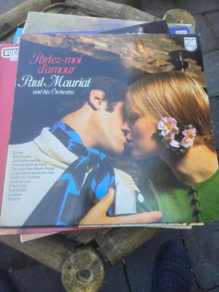 Paul Mauriat Parlez-moi d'amour, Viens ce soir, Filmm, Ophalen, 1970 - 1979, Gebruikt, 12 inch