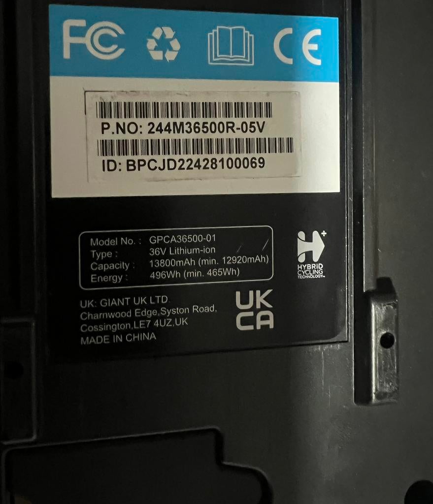 Giant Energypak 500WH  3 pins oplader poort, Ophalen of Verzenden, Zo goed als nieuw, Desktop, USB