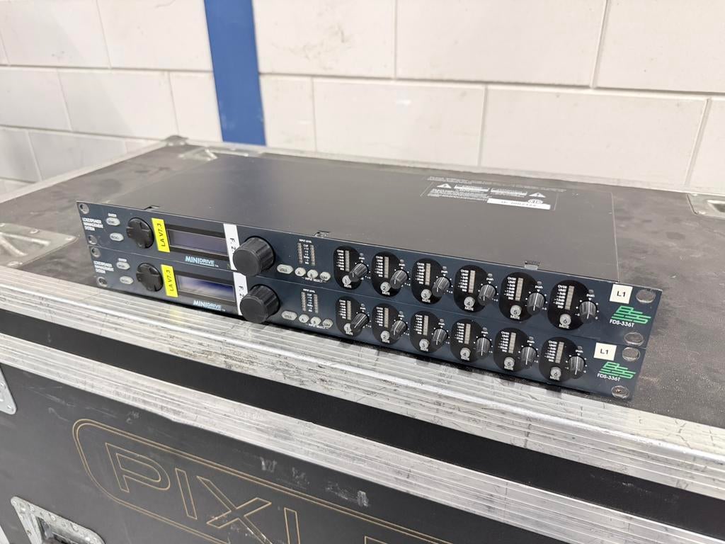 2x BSS Minidrive FDS-336T – met L-Acoustics library V7.3, Muziek en Instrumenten, Ophalen of Verzenden, Zo goed als nieuw