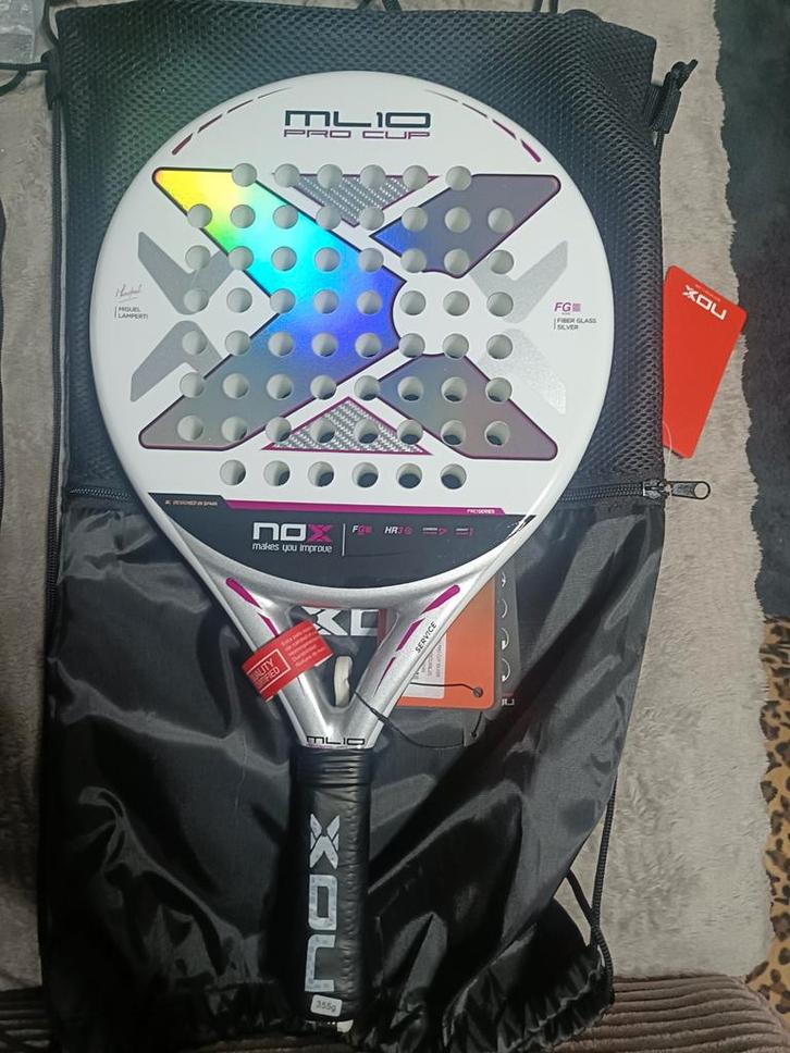 Nox ML10 Pro Cup silver, Sport en Fitness, Padel, Nieuw, Ophalen of Verzenden