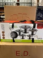 Partij pannensets 12 delige.  14 x set 500 euro koopje, Nieuw, Pannenset, Ophalen of Verzenden, X