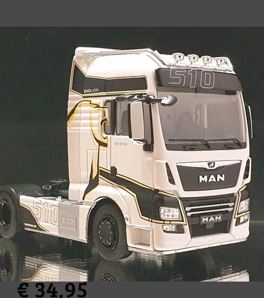 MAN TGX XXL D38 IXO 1:43 modelvrachtwagen, Ophalen of Verzenden, Nieuw, Bus of Vrachtwagen, Overige merken