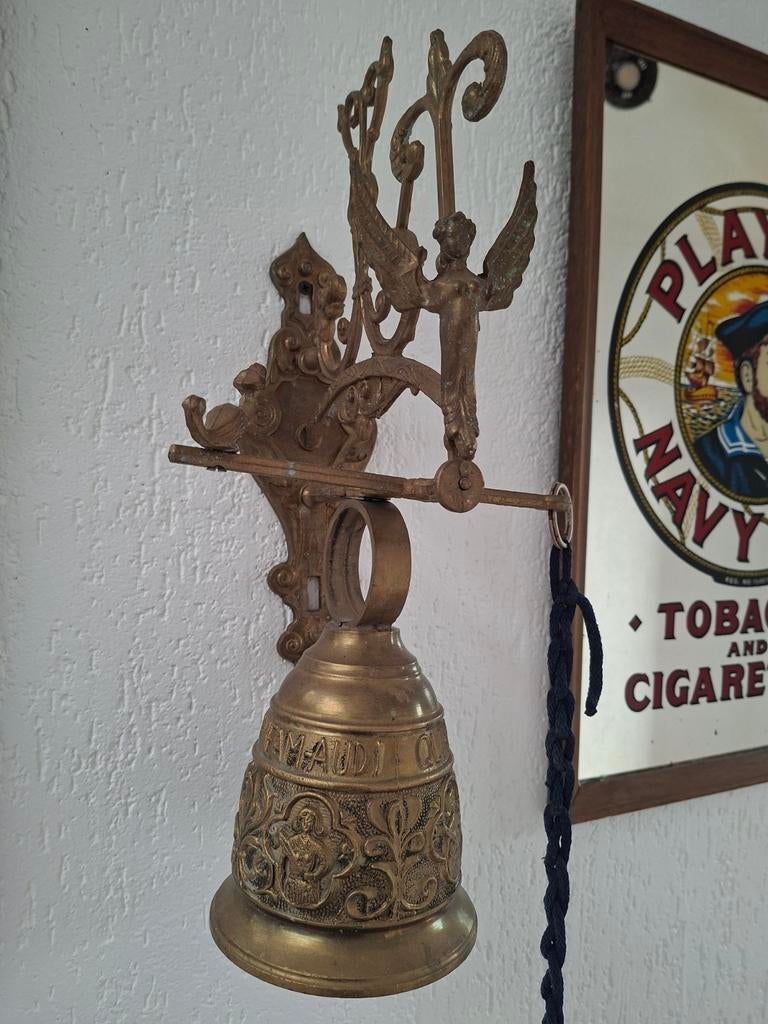 Kloosterbel barbel cafebel vintage retro mancave cafe, Ophalen of Verzenden