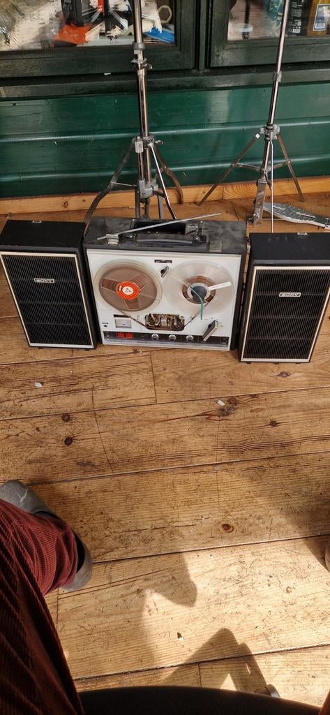 Sony tc-252 taperecorder (semi-defect), Audio, Tv en Foto, Bandrecorders, Ophalen, Bandrecorder, Met banden