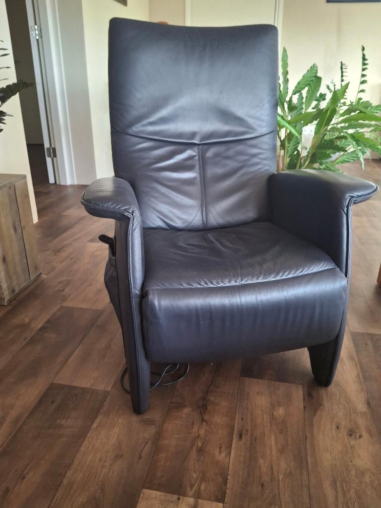relaxfauteuil, Huis en Inrichting, Fauteuils, Ophalen, Gebruikt, Minder dan 75 cm, Leer