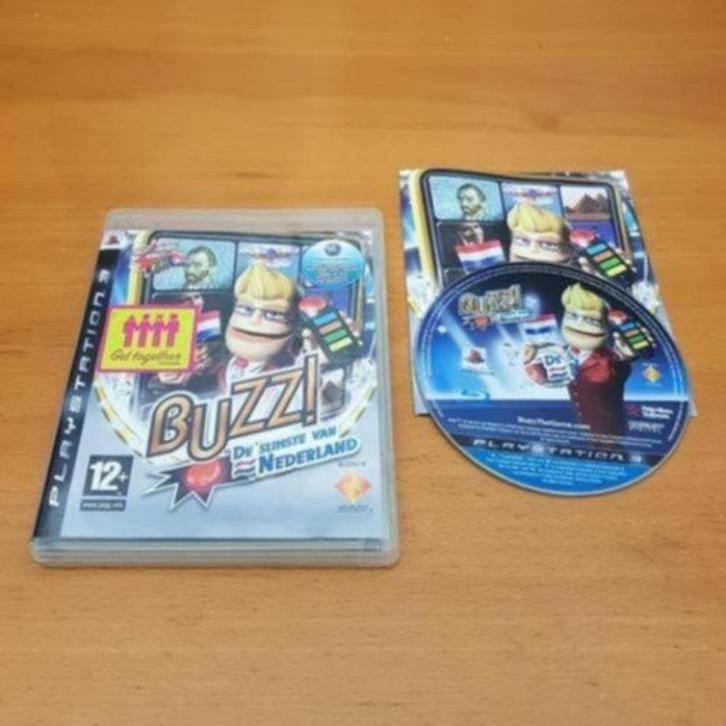 PS3 | Buzz! De Slimste van Nederland, Spelcomputers en Games, Games | Sony PlayStation 3, Gebruikt, Puzzel en Educatief, 3 spelers of meer