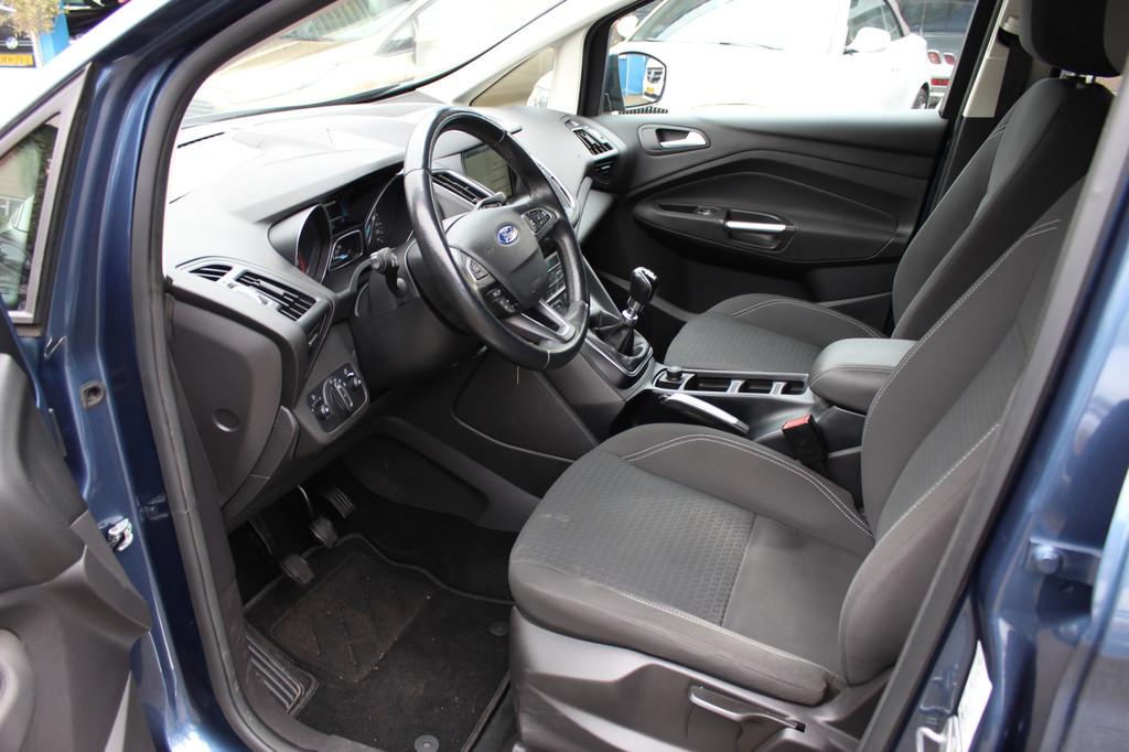 Ford C-MAX 1.0i "Cool & Connect" Cruise - Navi - USB ! 125 P, Auto's, Ford, Voorwielaandrijving, Gebruikt, Blauw, Handgeschakeld