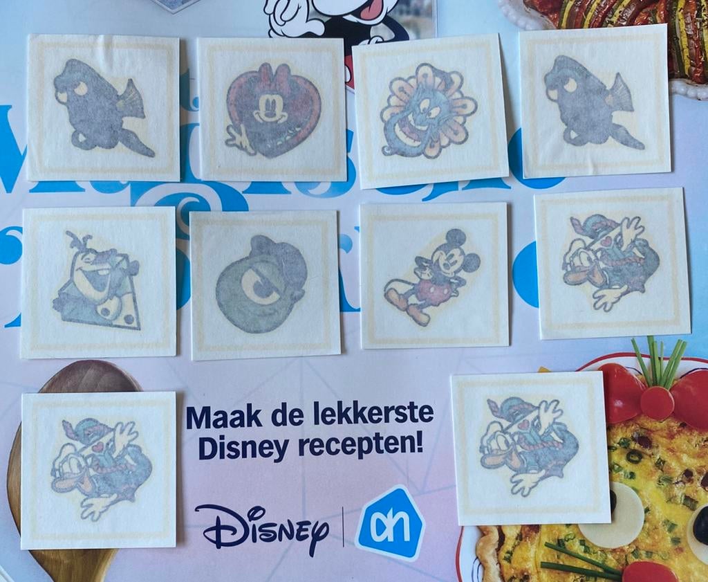 AH Disney - Magische Kookboek Tattoos, Verzamelen, Supermarktacties, Albert Heijn, Ophalen of Verzenden