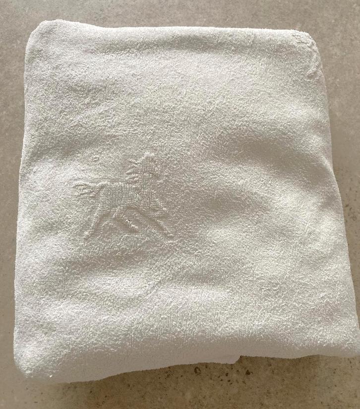 Hästens katoenen badstof matrasbeschermer, Huis en Inrichting, Slaapkamer | Beddengoed, Gebruikt, Overige typen, Tweepersoons