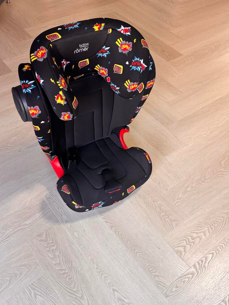 Britax Romer Kidfix2 S Comic Fun autostoel, Ophalen, Romer, Autogordel of Isofix, Gebruikt