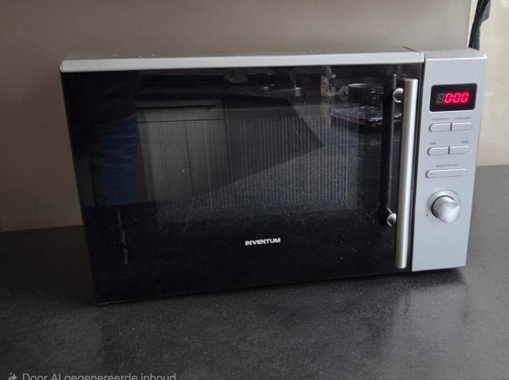 Inventum Magnetron 800 Watt - Zo goed als nieuw, Witgoed en Apparatuur, Magnetrons, Zo goed als nieuw, Vrijstaand, Magnetron, Ophalen