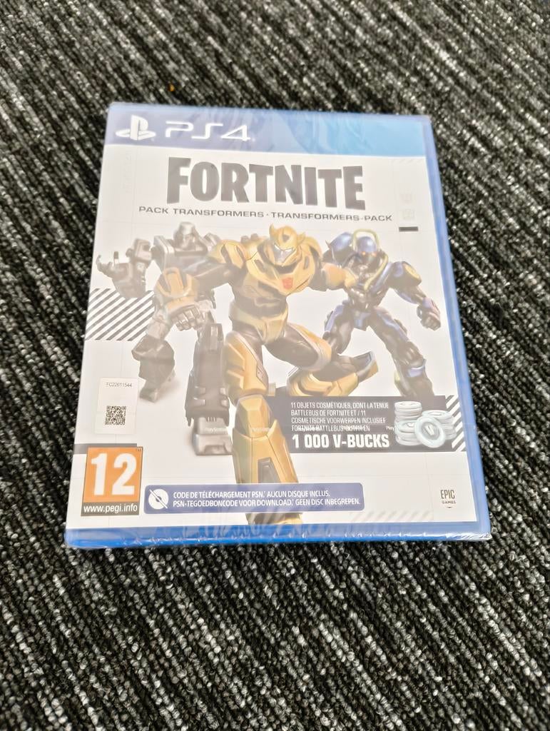 Fortnite - PS4/PS5 - Nieuw en Geseald met 1000 V-Bucks, Online, Shooter, Verzenden, Nieuw