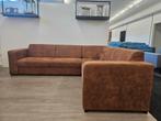 Z.G.A.N Hoekbank - Cognac, 125 cm of meer, 125 cm of meer, Zo goed als nieuw, Info@homefriesland.nl