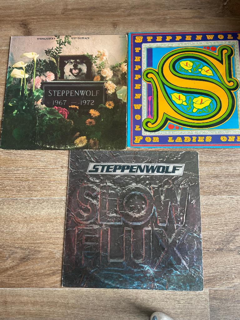 Partij 3 LP's Steppenwolf, Ophalen of Verzenden, Gebruikt, 12 inch, Poprock