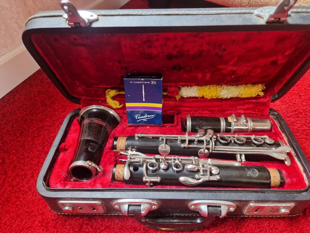 Klarinet met koffer en benodigdheden, Ophalen of Verzenden