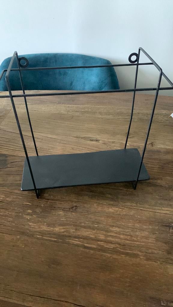 Nieuw zwart metalen rekje, Ophalen, Nieuw