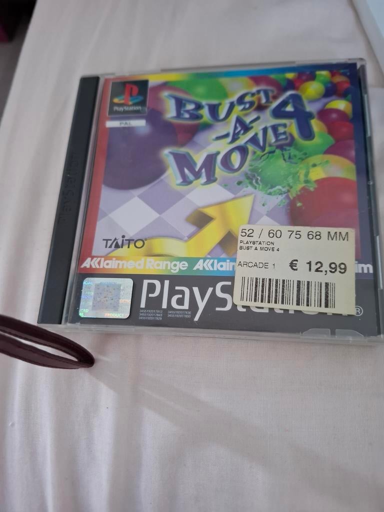 Bust-A-Move 4 - PlayStation 1 (PS1) Klassieker met boekje, Ophalen, Puzzel en Educatief, Gebruikt, 1 speler