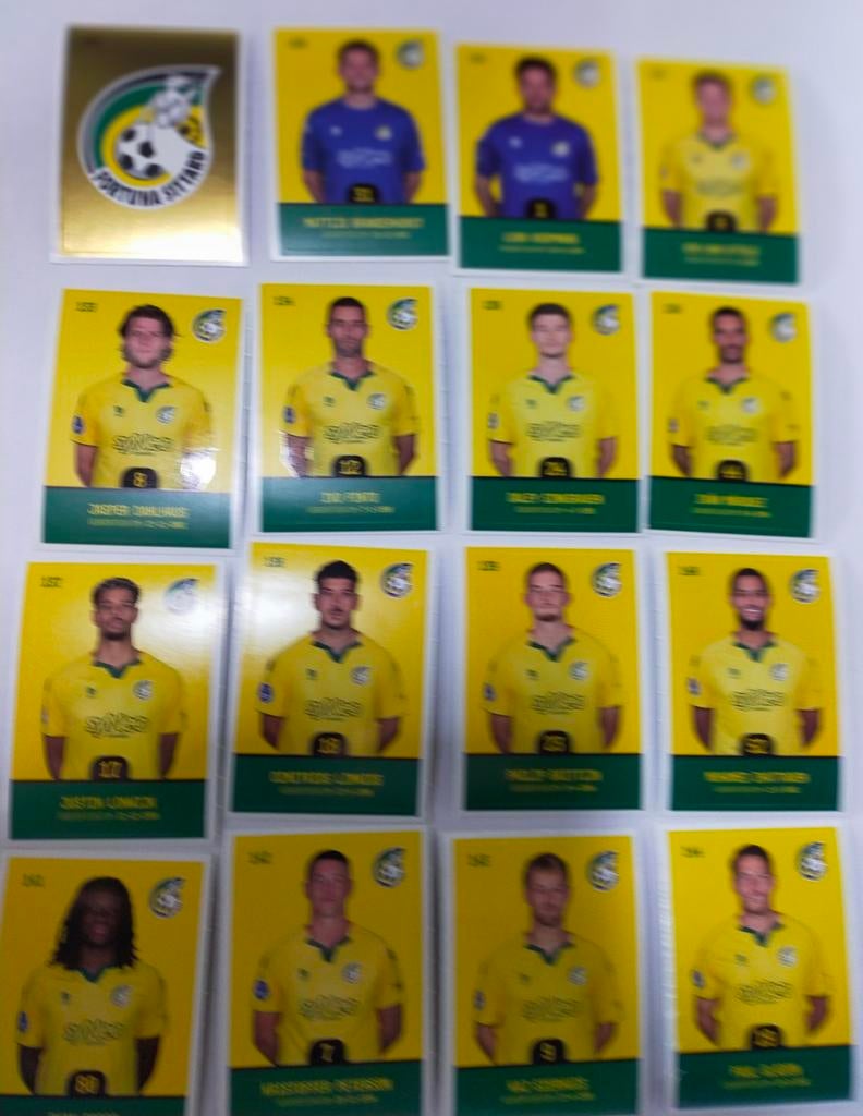 Fortuna Sittard voetbalplaatjes, Verzamelen, Sportartikelen en Voetbal, Ophalen of Verzenden