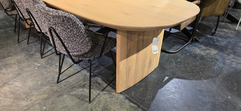 Eettafel Dex Eiken Naturel – 300 cm Showmodel, Huis en Inrichting, Tafels | Eettafels, Overige materialen, Bornsestraat 31, Jarameubeloutlet@hotmail.com
