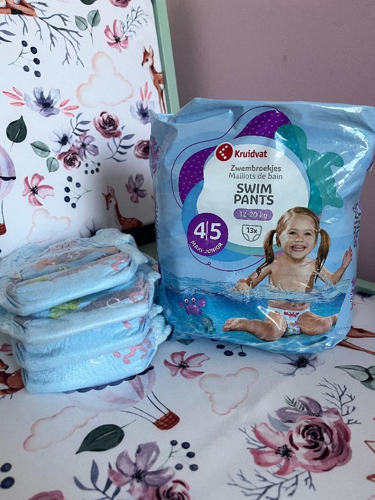 17x Kruidvat zwemluiers Maat 4/5 VASTE PRIJS, Ophalen, Nieuw, Jongetje of Meisje, Zwemluier