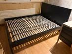 Ikea Malm bedframe 160x200 cm, Ophalen, Gebruikt, Zwart, Tweepersoons