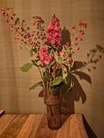 Mooi Boeket Zijde Bloemen "Pure" inc vaas, Huis en Inrichting, Woonaccessoires | Kunstplanten en Kunstbloemen, Ophalen of Verzenden