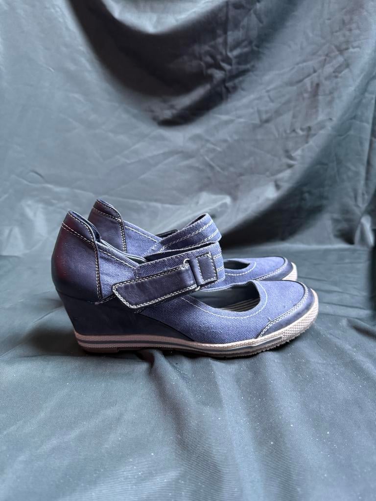 Sleehakjes maat 41, Ophalen of Verzenden, Gedragen, Blauw, Schoenen met hoge hakken