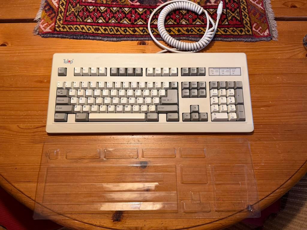 Vintage mechanisch Tulip Keyboard, Computers en Software, Ophalen of Verzenden