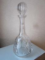 Prachtige grote geslepen kristallen karaf met stop, Verzenden