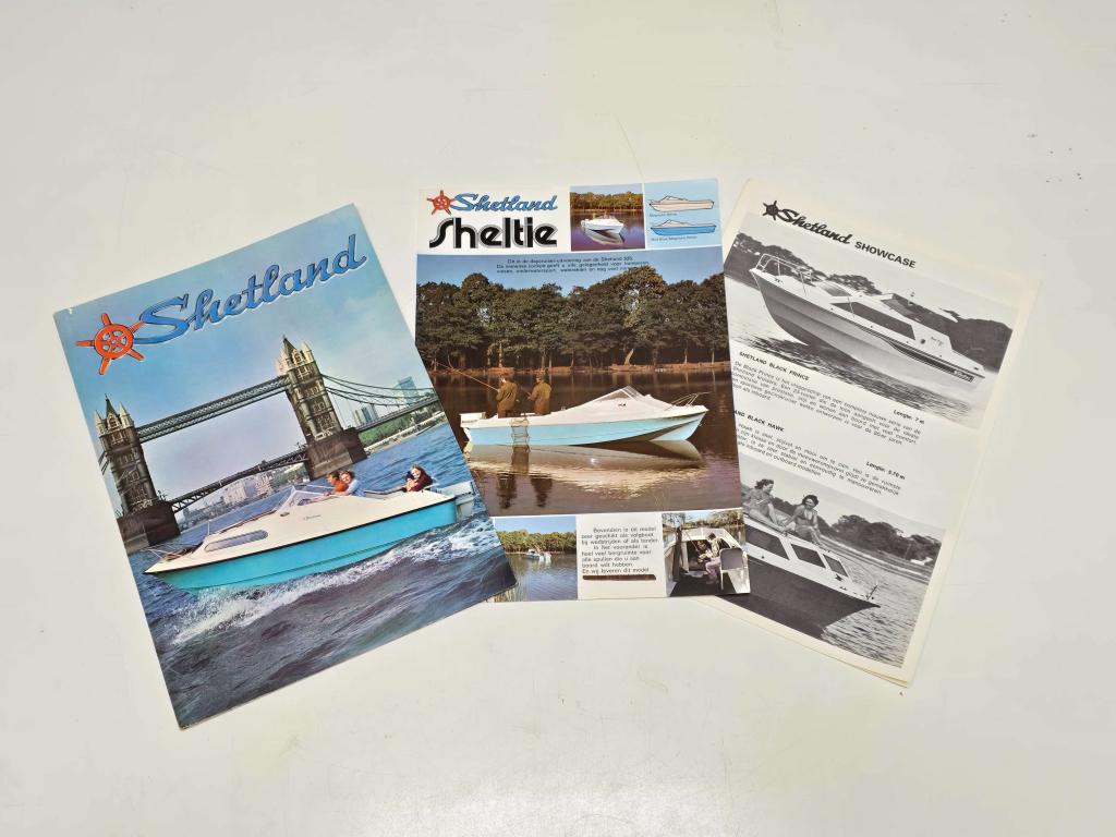 SHETLAND folders en documentatie originele collectie, Niet ingevuld, Niet ingevuld, Ophalen of Verzenden, Zo goed als nieuw