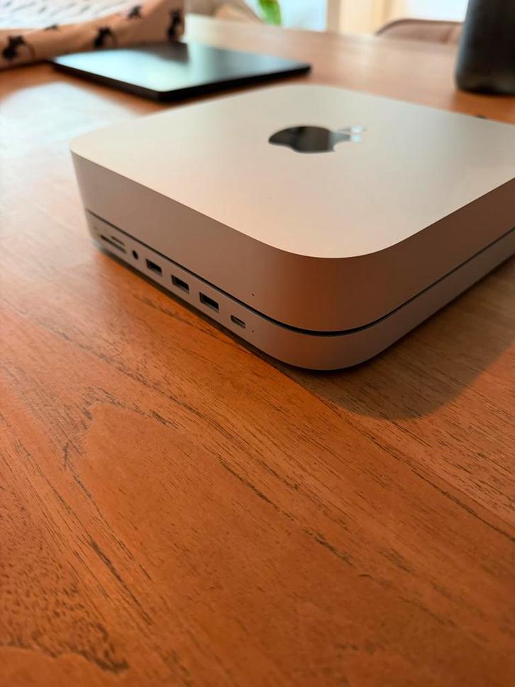 Satechi Aluminium Mac mini Stand Hub Zilver usb c, Computers en Software, Apple Desktops, Gebruikt, Overige modellen, Ophalen of Verzenden
